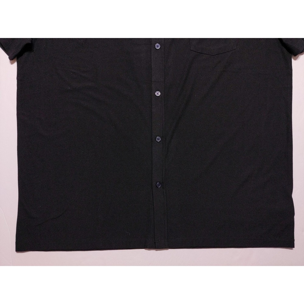 VUORI Men's Bridge Short Sleeve Button Shirt V1058 Black XL - Picture 9 of 11